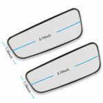 2x 360�� Stick on Rear View Auxiliary Blind Spot Mirror Wide Angle Car Truck SUV - Image 2