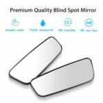 2x 360�� Stick on Rear View Auxiliary Blind Spot Mirror Wide Angle Car Truck SUV - Image 12