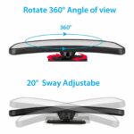 2x 360�� Stick on Rear View Auxiliary Blind Spot Mirror Wide Angle Car Truck SUV - Image 6