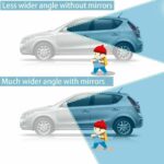 2x 360�� Stick on Rear View Auxiliary Blind Spot Mirror Wide Angle Car Truck SUV - Image 7
