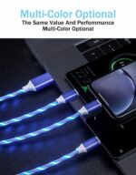 3 in 1 LED Fast Charging Cable Adapter For iPhone Micro USB Type C Charger Cord - Image 14