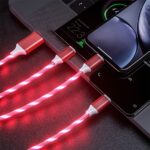 3 in 1 LED Fast Charging Cable Adapter For iPhone Micro USB Type C Charger Cord - Image 18