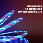 3 in 1 LED Fast Charging Cable Adapter For iPhone Micro USB Type C Charger Cord - Image 7