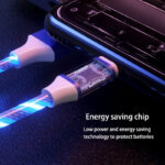 3 in 1 LED Fast Charging Cable Adapter For iPhone Micro USB Type C Charger Cord - Image 10