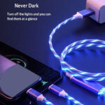 3 in 1 LED Fast Charging Cable Adapter For iPhone Micro USB Type C Charger Cord - Image 11
