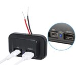 12-24V 4.8A Dual USB PD QC3.0 Car Boat RV Fast Charger Socket LED Power Outlet - Image 11