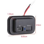 12-24V 4.8A Dual USB PD QC3.0 Car Boat RV Fast Charger Socket LED Power Outlet - Image 14