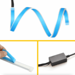 2 x 60CM Slim Amber Sequential Flexible LED DRL Turn Signal Strip For Headlight - Image 11