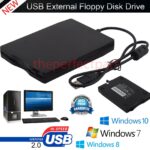 3.5' USB 2.0 Data External Floppy Disk Drive 1.44MB For Laptop PC Win 7/8/10 Mac