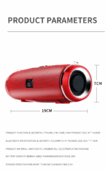 Bluetooth 5.1 Speaker Wireless Waterproof Outdoor Stereo LOUD Bass USB/TF Strap - Image 16