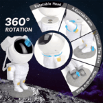 Astronaut Projector Galaxy Starry Sky Night Light Ocean Star LED Lamp Remote - Image 18