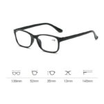 Reading Glasses Mens Womens Unisex Readers Eyeglasses 4 Pack Glasses New Square - Image 16