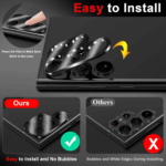 Tempered Glass Screen Protector Lens Hydrogel For Samsung S23 S22 Ultra Plus USA - Image 17