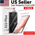 Tempered Glass Screen Protector Lens Hydrogel For Samsung S23 S22 Ultra Plus USA - Image 23