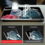 Tempered Glass Screen Protector Lens Hydrogel For Samsung S23 S22 Ultra Plus USA - Image 13