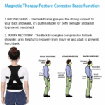 Posture Corrector Support Magnetic Back Shoulder Brace Belt Band For Men Women - Image 20