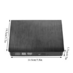 Slim External CD DVD RW Drive USB 3.0 Writer Burner Player Black For Laptop PC - Image 5