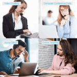 USB Headset Headphone With Microphone Noise Cancelling For PC Computer Call Chat - Image 12