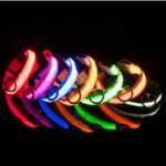 LED Adjustable Dog Collar Blinking Flashing Light Up Glow Pets Safety Waterproof - Image 20