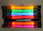 LED Adjustable Dog Collar Blinking Flashing Light Up Glow Pets Safety Waterproof - Image 21