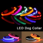 LED Adjustable Dog Collar Blinking Flashing Light Up Glow Pets Safety Waterproof - Image 24