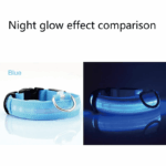 LED Adjustable Dog Collar Blinking Flashing Light Up Glow Pets Safety Waterproof - Image 27