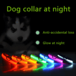 LED Adjustable Dog Collar Blinking Flashing Light Up Glow Pets Safety Waterproof - Image 13
