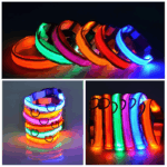 LED Adjustable Dog Collar Blinking Flashing Light Up Glow Pets Safety Waterproof - Image 15