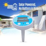 Digital Solar Powered Outdoor Floating Waterproof Rainproof Pool SPA Thermometer - Image 4