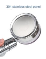 High Pressure Shower Head Adjustable 360�� Rotation Turbine Water Saving Shower - Image 7