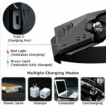 COB LED Headlamp USB Rechargeable Headlight Torch Work Light Bar Head Band Lamp - Image 2