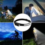 COB LED Headlamp USB Rechargeable Headlight Torch Work Light Bar Head Band Lamp - Image 4