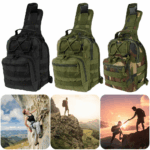 Mens Backpack Tactical Sling Shoulder Bag Molle Travel Chest Pack Outdoor Hiking - Image 4