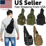 Mens Backpack Tactical Sling Shoulder Bag Molle Travel Chest Pack Outdoor Hiking - Image 3