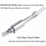 Car Motorcycle Clutch Brake Bleeder Hose One Way Valve Tube Bleeding Tool Set US - Image 10