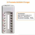 8 Slot Battery Charger For Ni-MH Ni-CD AA AAA Rechargeable Batteries Fast Charge - Image 3