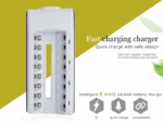 8 Slot Battery Charger For Ni-MH Ni-CD AA AAA Rechargeable Batteries Fast Charge - Image 11