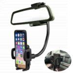 Universal 360�� Car Rearview Mirror Mount Stand Holder Cradle For Cell Phone GPS - Image 11