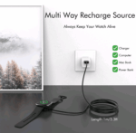 Wireless Charger For Fitbit Sense Versa 3 4 Watch USB Fast Charging Dock Cable - Image 7