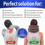Cervical Neck Traction Device Collar Brace Support Pain Relief Stretcher Therapy - Image 5