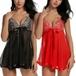 Women's Sexy Lingerie Babydoll Sleepwear Underwear Lace Dress G-String Nightwear - Image 19