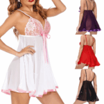 Women's Sexy Lingerie Babydoll Sleepwear Underwear Lace Dress G-String Nightwear - Image 23