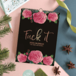 2025 Calendar For Tired-Ass Women Swear Word 12 Month Weekly Daily Wall Planner - Image 16