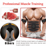 EMS Abdominal Muscle Toning Trainer ABS Stimulator Toner Fitness Binder Gym Belt - Image 18