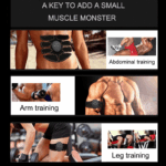EMS Abdominal Muscle Toning Trainer ABS Stimulator Toner Fitness Binder Gym Belt - Image 3