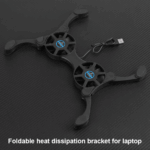 Dual USB Cooling Fan Pad Foldable Slim Fans Cooler Stand For Laptop PC Notebook - Image 16