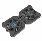 Dual USB Cooling Fan Pad Foldable Slim Fans Cooler Stand For Laptop PC Notebook - Image 12
