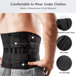 Adjustable Lower Back Brace Lumbar Support Waist Belt For Men Women Pain Relief - Image 15