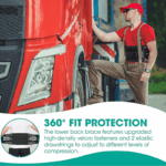 Adjustable Lower Back Brace Lumbar Support Waist Belt For Men Women Pain Relief - Image 5