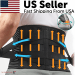 Adjustable Lower Back Brace Lumbar Support Waist Belt For Men Women Pain Relief - Image 20